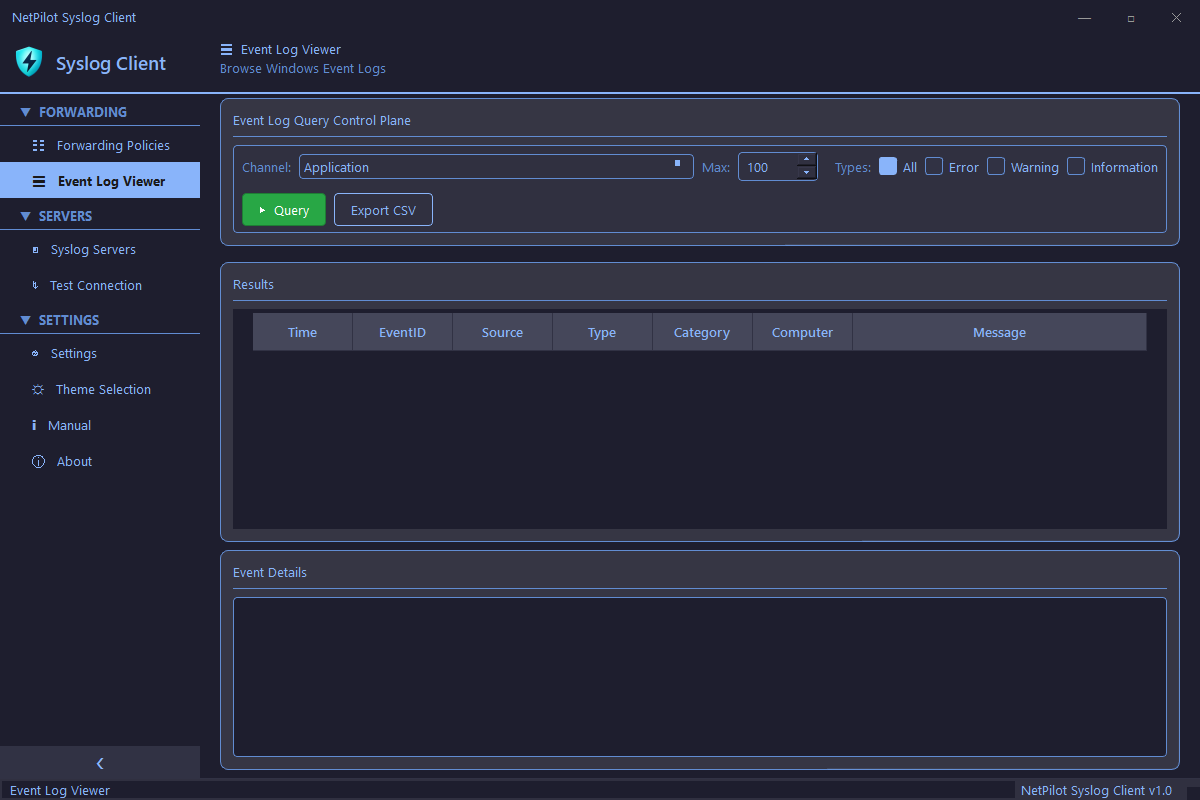 Event Log Viewer
